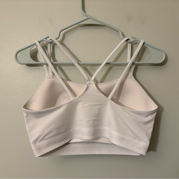 Soma Longline Yoga Women's White Strappy Sports Bra, Size Medium - Picture 3 of 4